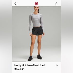Lululemon Hotty Hot Shorts, size 4